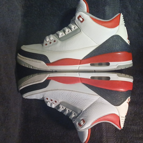Air Jordan 3 Retro  OG "FIRE RED"  Mens Size-13 100% Authentic! - Picture 4 of 12
